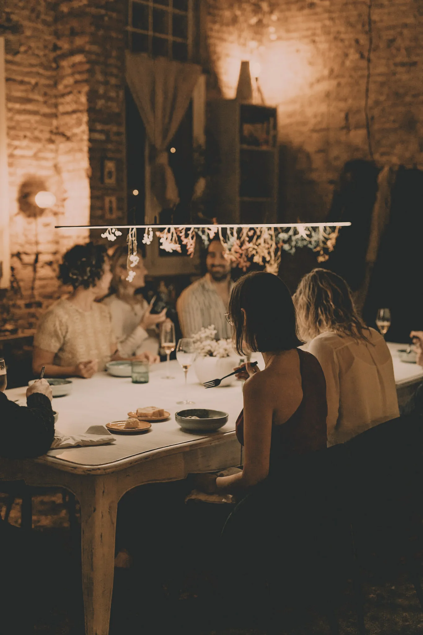 The dining room in El Born